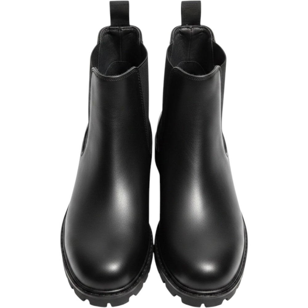 Guess Mens Celima Black Chelsea Lug Sole Pull On Boots GMCELIMA Size 8.5 M NWT